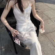Adele Perfection White Sleeveless Maxi Dress