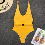 Leigh Belted Swimsuit
