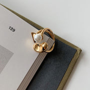 Adele Chic Pearl Gold Ring