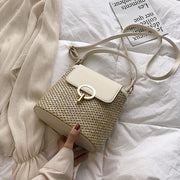 Heather Straw Mini Bag