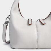 Jenn Minimalist Leather Hobo Bag