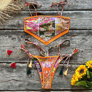Bailey Floral Handkerchief Bikini Set