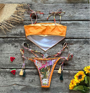Bailey Floral Handkerchief Bikini Set