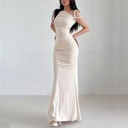 Elina Asymmetrical One Shoulder Bodycon Dress