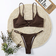 Yulia Ribbed Style Bikini Set