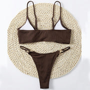 Yulia Ribbed Style Bikini Set