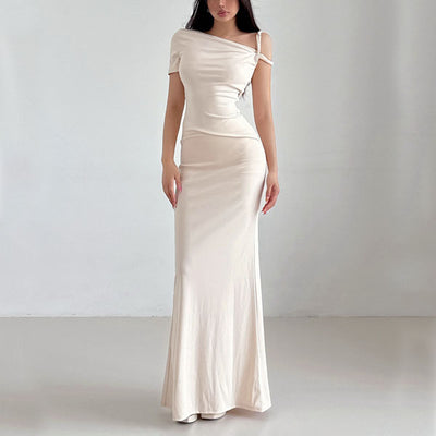 Elina Asymmetrical One Shoulder Bodycon Dress