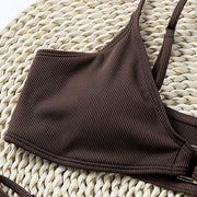 Yulia Ribbed Style Bikini Set