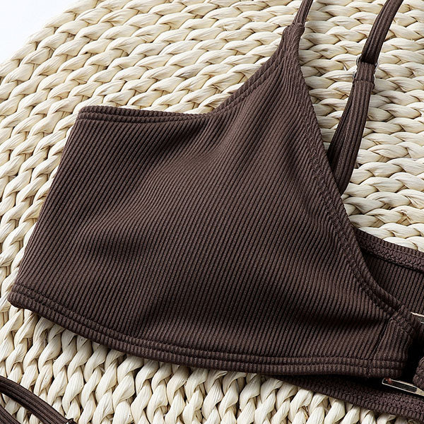Yulia Ribbed Style Bikini Set