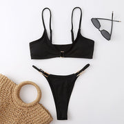 Yulia Ribbed Style Bikini Set