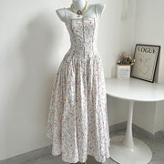 Helena Spaghetti Strap Floral Maxi Dress