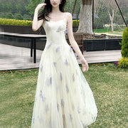 Evelune Butterfly Lace Embellishment Tulle Evening Dress
