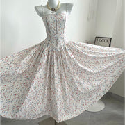Helena Spaghetti Strap Floral Maxi Dress
