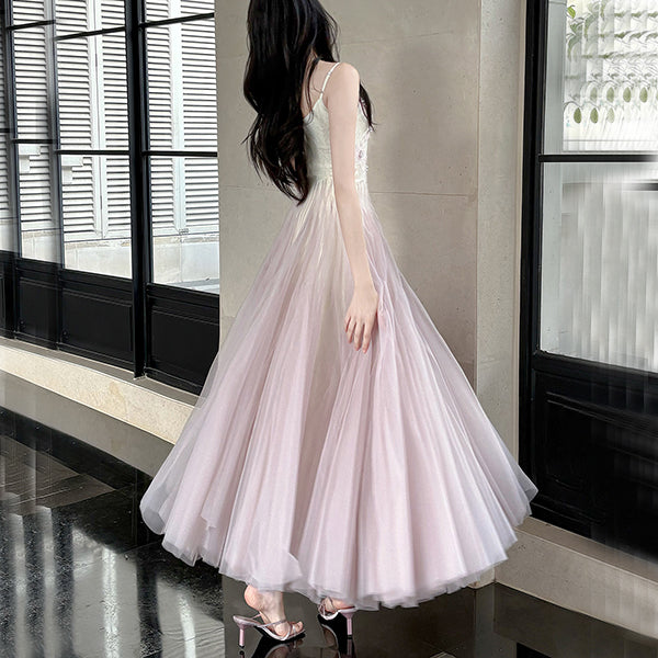 Lyra Romantic Lace Embellishment Tulle Evening Dress