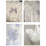 Evelune Butterfly Lace Embellishment Tulle Evening Dress