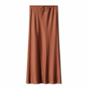 Amy Flawless Satin Midi Skirt