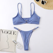 Yulia Ribbed Style Bikini Set