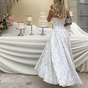 Helena Spaghetti Strap Floral Maxi Dress