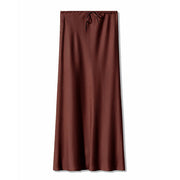 Amy Flawless Satin Midi Skirt