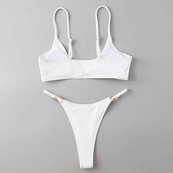 Yulia Ribbed Style Bikini Set