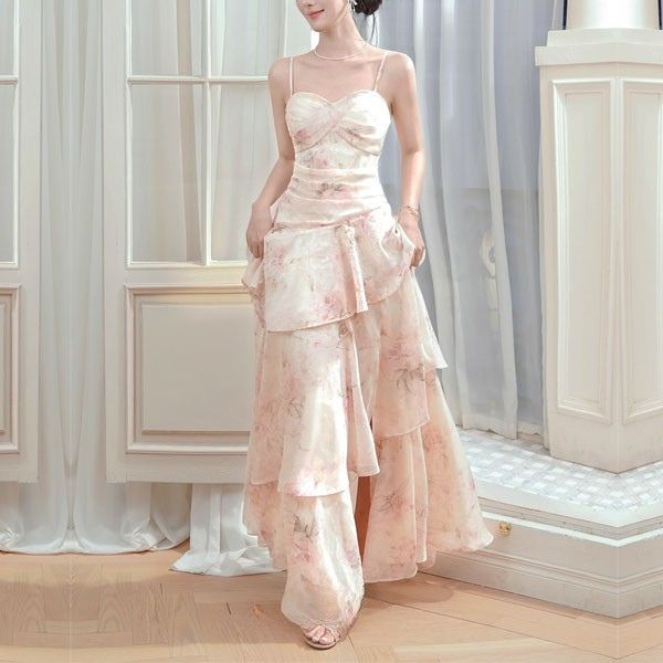 Kerrisa Ethereal Flora Blossom Layered Dress