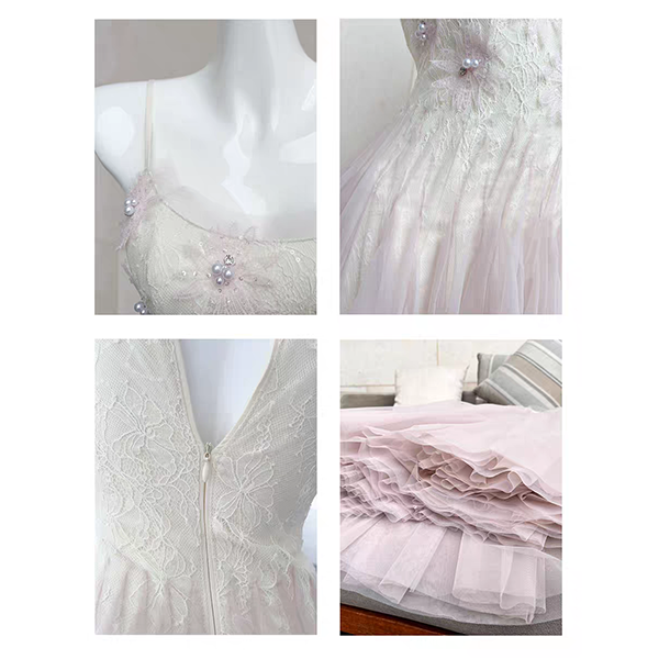 Lyra Romantic Lace Embellishment Tulle Evening Dress