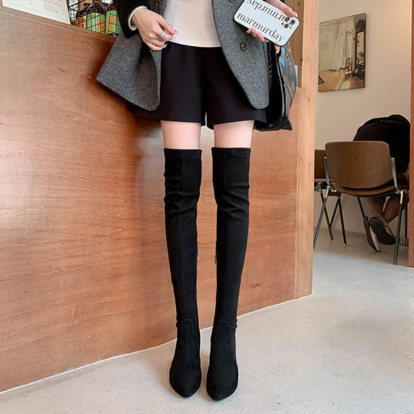 Haliya Over The Knee Suede Boots