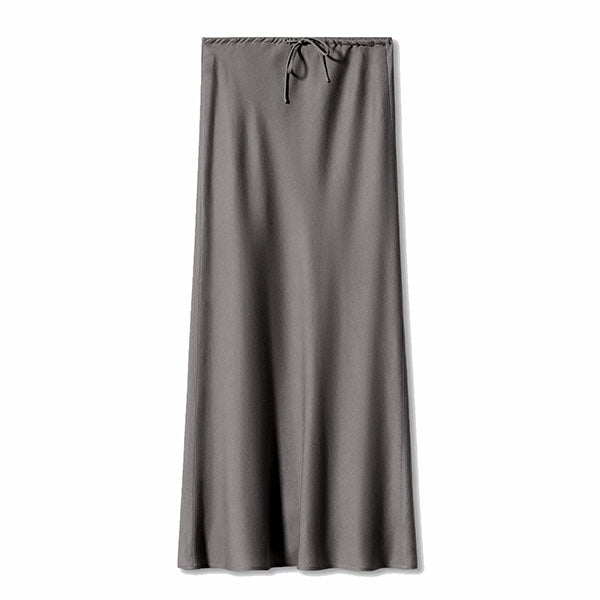 Amy Flawless Satin Midi Skirt