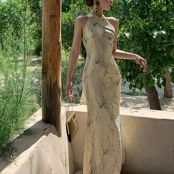 Catherine Flora Elegance Asian Style Dress