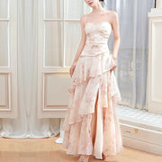 Kerrisa Ethereal Flora Blossom Layered Dress
