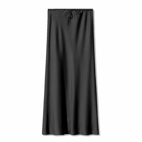 Amy Flawless Satin Midi Skirt