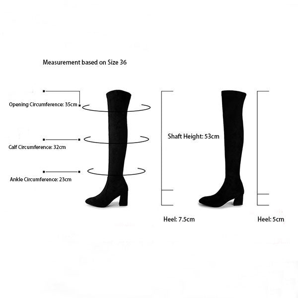 Haliya Over The Knee Suede Boots