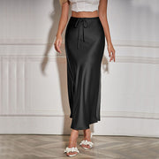 Amy Flawless Satin Midi Skirt