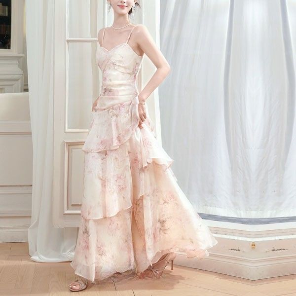 Kerrisa Ethereal Flora Blossom Layered Dress