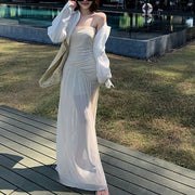Sangria Serenade Resort Spaghetti Strap Maxi Dress