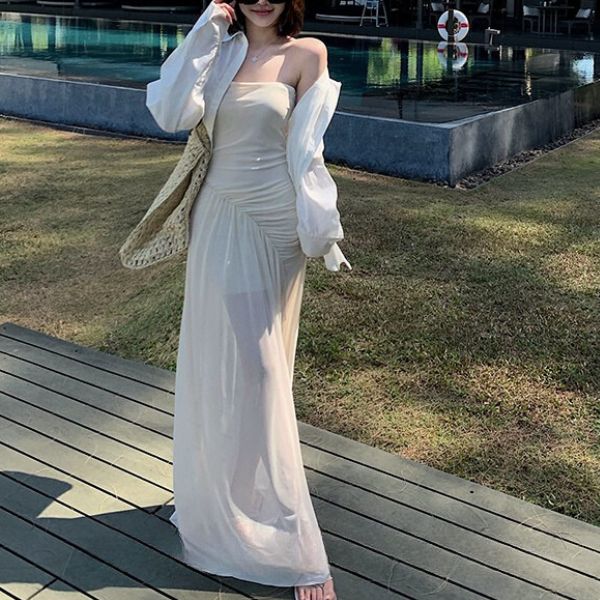 Sangria Serenade Resort Spaghetti Strap Maxi Dress