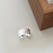 Kelsi 925 Silver Textured Ring