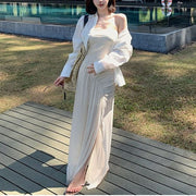 Sangria Serenade Resort Spaghetti Strap Maxi Dress