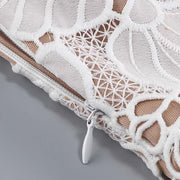 Diane White All Lace Embroidered Dress