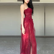 Elyssa Rare Beauty Bustier Tulle Bodycon Dress