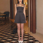 Andrea Satin Mini Dress