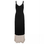 Annica Black Sleeveless Bodycon Maxi Dress