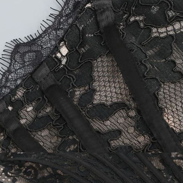 Anastasia All Lace Strapless Corset Mini Dress
