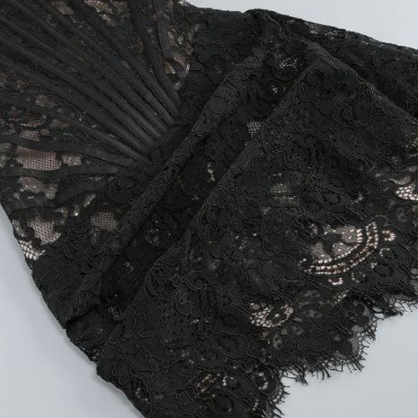 Anastasia All Lace Strapless Corset Mini Dress