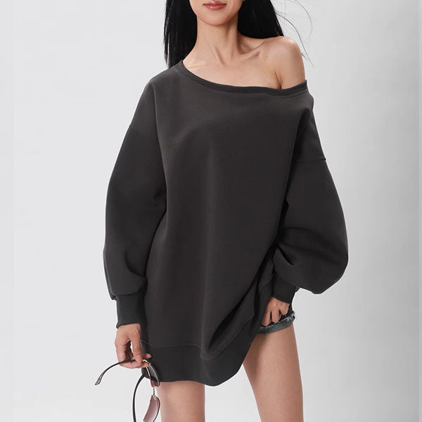 Emma Oversized Boat Neck Lounge Sweater