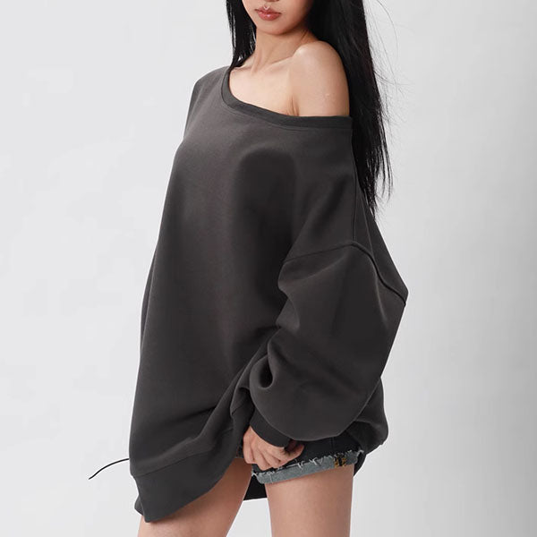 Emma Oversized Boat Neck Lounge Sweater