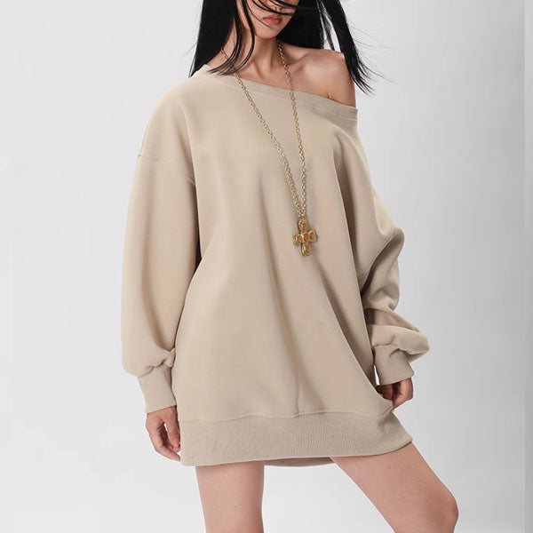 Emma Oversized Boat Neck Lounge Sweater