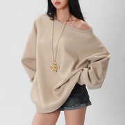 Emma Oversized Boat Neck Lounge Sweater