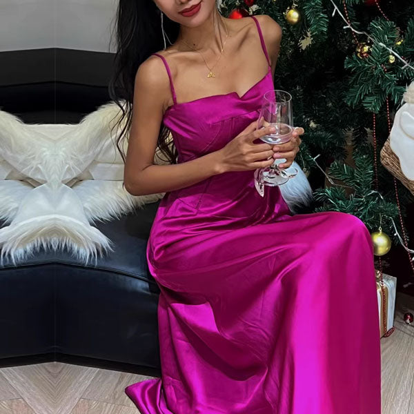 Selina Tie Back Flow Maxi Dress