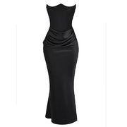 Anita Glamour Black Strapless Maxi Dress